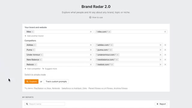 Brand Radar — surfacing the gaps