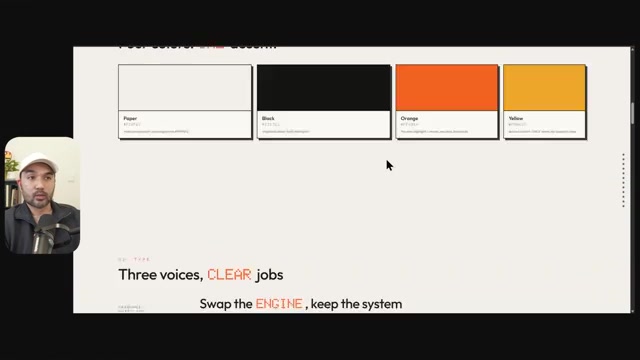 The brandbook as the design interface (colors, voices, shapes)