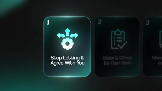 Upgrade 1 — stop letting it agree with you