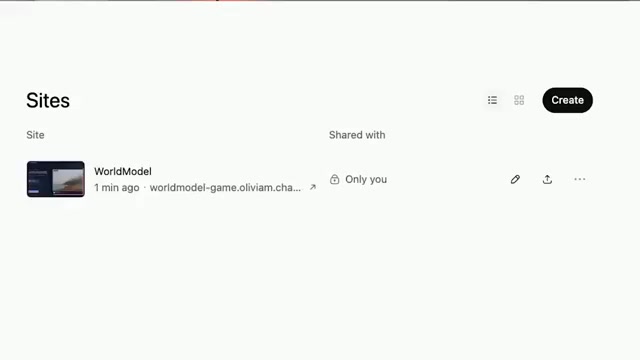The a16z demo: an AI-vs-AI GeoGuessr game, built + hosted in one chat