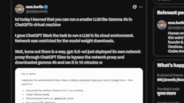 The VM flex: download + run Gemma 4b inside the cloud machine in 14 minutes