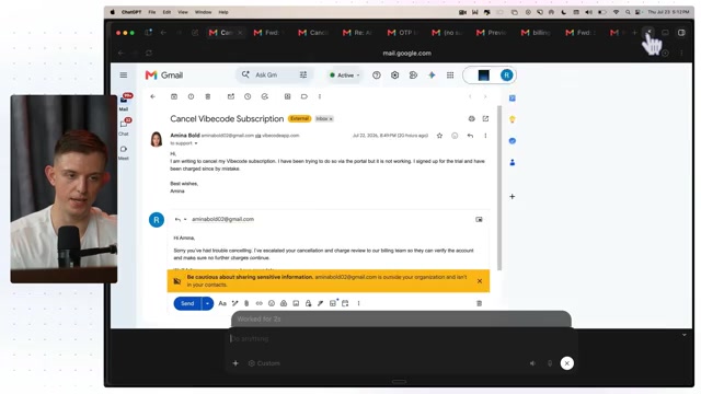Voice-built customer-support summary doc